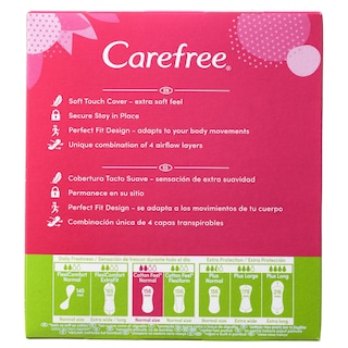 CAREFREE | Σερβιετάκια Cotton Feel Aloe Vera 30+26 Τεμάχια Δώρο