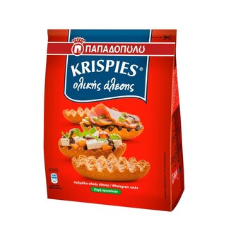 KRISPIES | Παξιμαδάκια Ολικής Άλεσης 200g