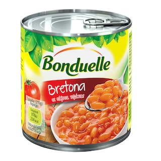 BONDUELLE | Φασόλια Λευκά Bretona Σάλτσα Τομάτας 430g