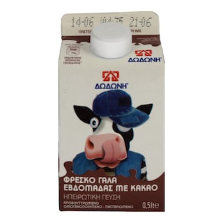 ΔΩΔΩΝΗ | Γάλα Σοκολατούχο Φρέσκο 500 ml