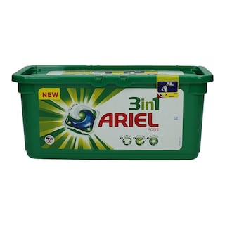 ARIEL | ΥΓΡΕΣ ΚΑΨΟΥΛΕΣ ΠΛΥΝΤΗΡΙΟΥ ΡΟΥΧΩΝ 3 ΣΕ 1 REGULAR 30 ΤΕΜ