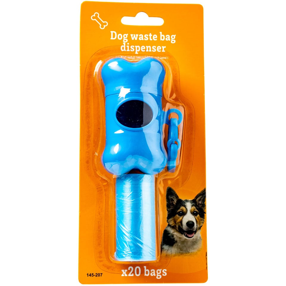 Σακούλες Περιττωμάτων Σκύλων 20 Τεμάχια + Θήκη 6g