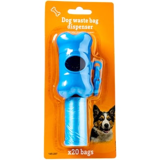 - | Pet Waste Bags 20 Pieces + Holder 1 Piece