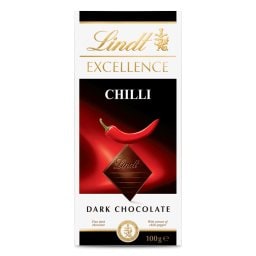 LINDT | Σοκολάτα Υγείας Excellence Τσίλι 100g
