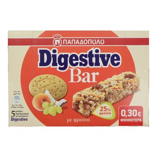 ΠΑΠΑΔΟΠΟΥΛΟΥ | Μπάρες Δημητριακών Φρούτα 5 X 28gr
