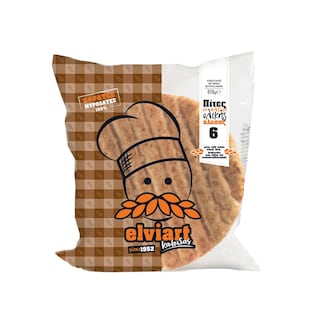 ELVIART | Pitas Whole Wheat 510g
