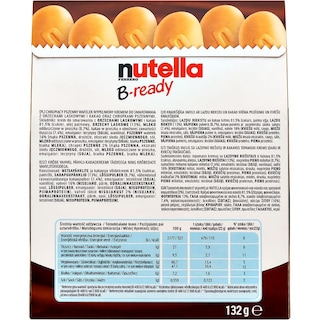 NUTELLA | Μπάρες Μπισκότου Γεμιστές 132gr