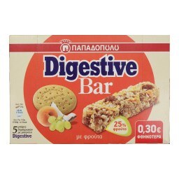 ΠΑΠΑΔΟΠΟΥΛΟΥ | Μπάρες Δημητριακών Φρούτα 5 X 28gr