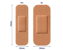 HANSAPLAST | Επιθέματα Πληγών Green & Protect 20 Τεμάχια