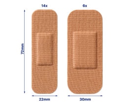 HANSAPLAST | Επιθέματα Πληγών Green & Protect 20 Τεμάχια