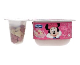 DANONE | DISNEY MINNIE STRAWBERRY TOPPERS 120GR  120GR