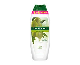 PALMOLIVE | Αφρόλουτρο Naturals Γάλα & Ελιά 650ml 1+1 Δώρο