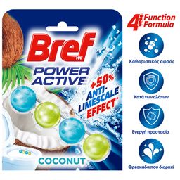 BREF | Μπλοκ Τουαλέτας WC Block Power Active Coconut