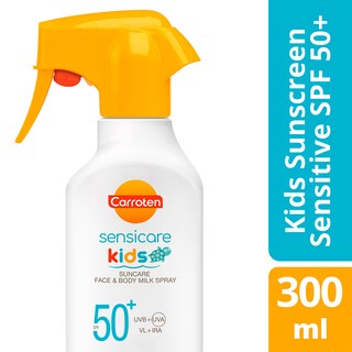 CARROTEN | Αντηλιακό Γαλάκτωμα Spray Trigger Kids Sensicare SPF50+ 300ml