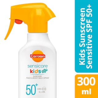CARROTEN | Αντηλιακό Γαλάκτωμα Spray Trigger Kids Sensicare SPF50+ 300ml