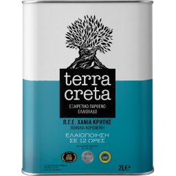 TERRA CRETA | Ελαιόλαδο Εξαιρετικό Παρθένο ΠΓΕ Χανιά 2lt
