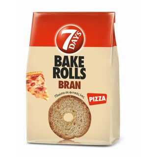 7DAYS | Σνακ Bake Rolls Bran Pizza 150g