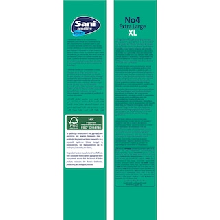 SANI | Incontinence Underwear Sensitive Pants XL No4 14 Pieces