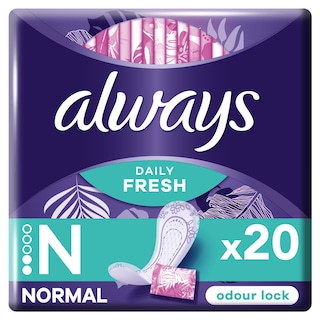 ALWAYS | Σερβιετάκια Dailies Singles Normal 20 Τεμάχια