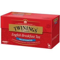 TWININGS | Μαύρο Τσάι English Breakfast Decaf 25x2g