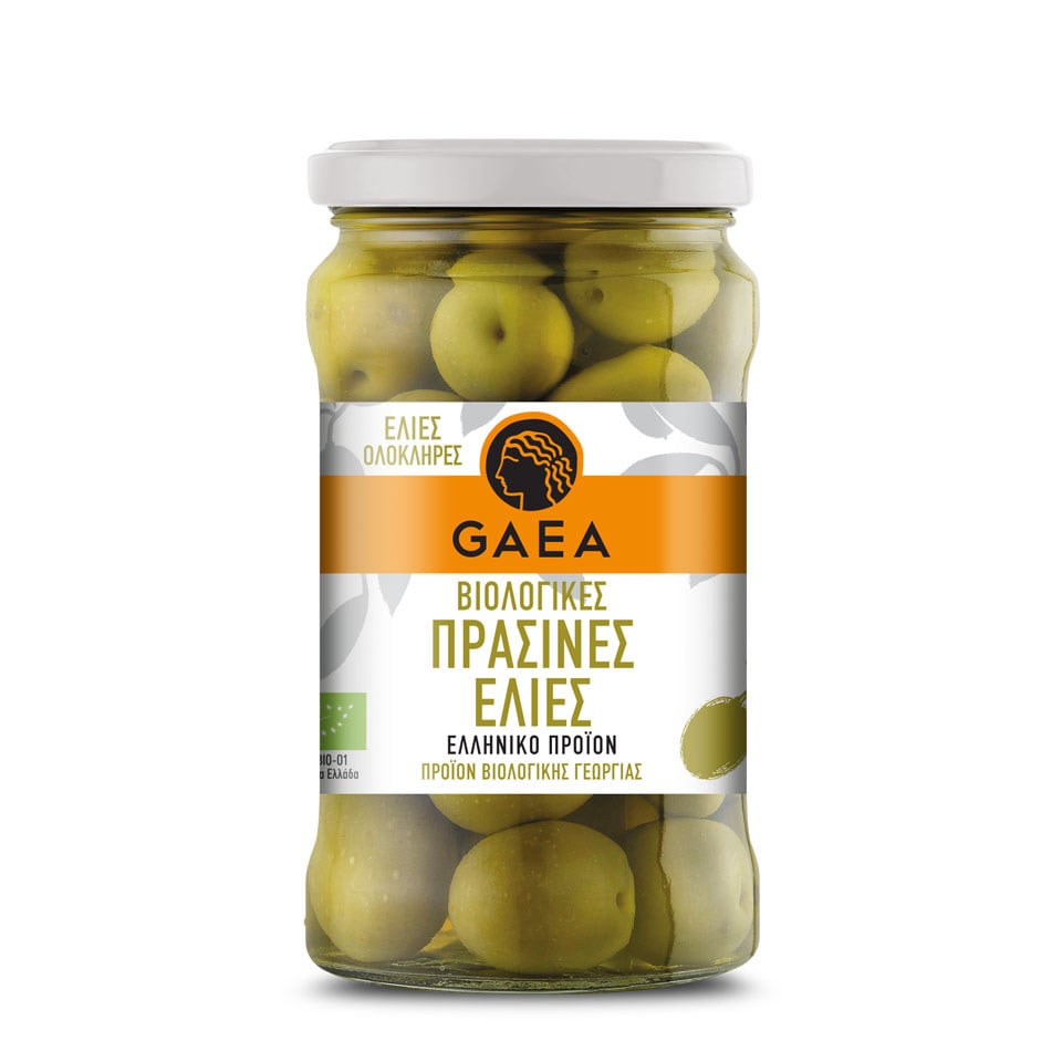 GAEA Ελιές Βιολογικές Πράσινες 170 gr