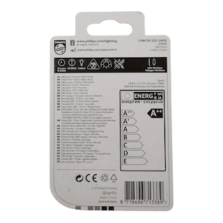 PHILIPS | Λάμπα Led G9 1.9W 1 Τεμάχιο