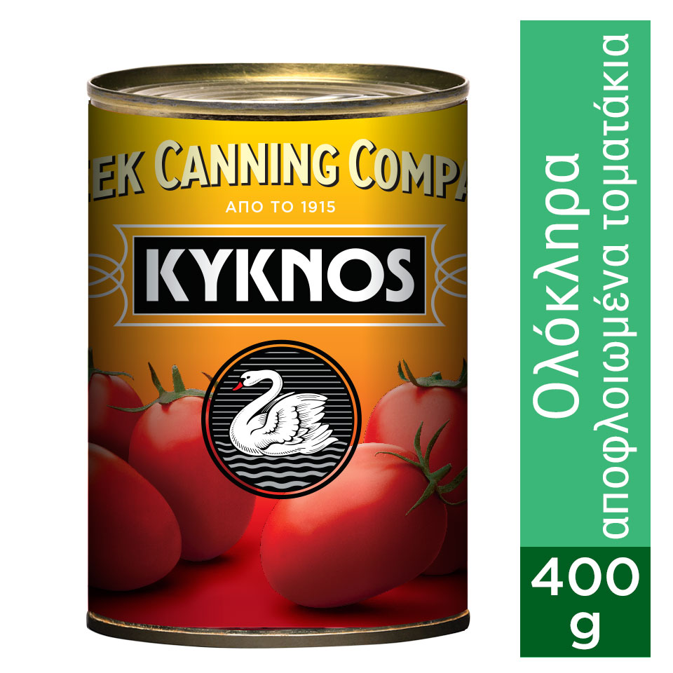 ΚΥΚΝΟΣ Τομάτα Αποφλοιωμένη Ολόκληρη 400 gr