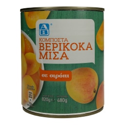 ΑΒ | Κομπόστα Βερίκοκα Μισά 820g