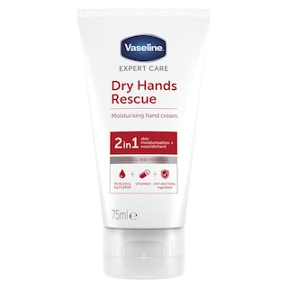 VASELINE | Ενυδατική Κρέμα Χεριών Dry Hands Rescue Αντιβακτηριδιακή 75ml
