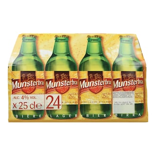 MUNSTERBRAU | Μπύρα Munsterbrau Lager Κουτί 24x250ml