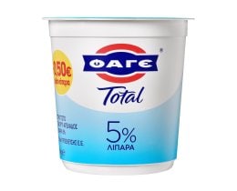 TOTAL | Γιαούρτι Στραγγιστό 5% Λιπαρά 1kg Έκπτωση 0.50Ε