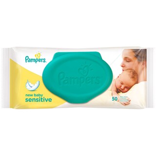 PAMPERS | NEW BABY SENSITIVE | ΜΩΡΟΜΑΝΤΗΛΑ NEW BABY SENSITIVE ANTΑΛΛΑΚΤΙKO 50 ΤΕΜ