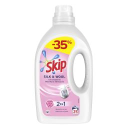 SKIP | Υγρό Πλυντηρίου Ρούχων Silk & Wool 25 Μεζ. 35% Έκπτωση