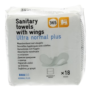 365 | ΣΕΡΒΙΕΤΕΣ ULTRA PLUS NORMAL 18 ΤΕΜ