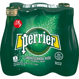 PERRIER | Νερό Ανθρακούχο Φιάλη 6x200ml Έκπτωση 1Ε