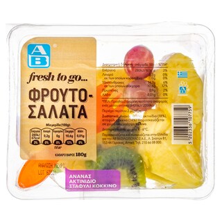 ΑΒ | ΑΒ FRUIT SALAD 180GR PINEAP./KIWI /GRAPE