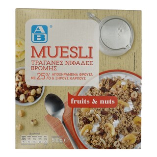 ΑΒ | ΜΟΥΣΛΙ FRUITS 25% 500 GR
