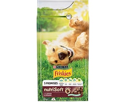 FRISKIES | Ξηρά Τροφή Για Ενήλικους Σκύλους Με Μαλακές Κροκέτες Βοδινού 1.5 Kg