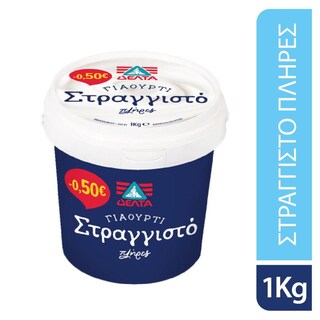 ΔΕΛΤΑ | Γιαούρτι Στραγγιστό 10% 1kg Έκπτωση 0.50Ε