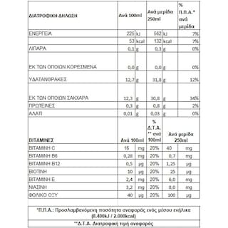 ΟΛΥΜΠΟΣ | Φυσικός Χυμός 9 Κόκκινα Φρούτα 250ml