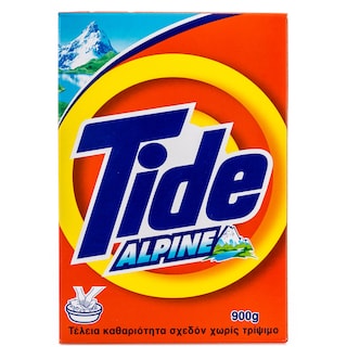 TIDE | Απορρυπαντικό Ρούχων Σκόνη Alpine 900g