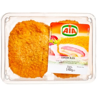 ΑΙΑ | Cordon Bleu Σνίτσελ Κοτόπουλο Γαλοπούλα  490 GR