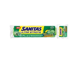SANITAS | Σακούλες Απορριμάτων Ultra Strong 52x75cm Αρωματικές 10 Τεμάχια