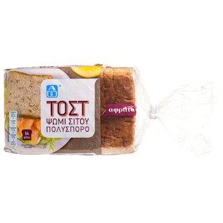 ΑΒ | Toast Bread Multigrain Wheat 340g
