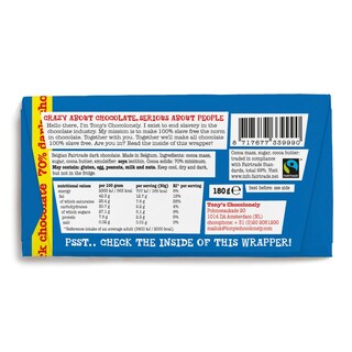 TONY'S | Σοκολάτα Υγείας 70% Κακάο 180g