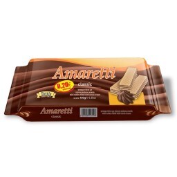 AMARETTI | Γκοφρέτα Κρέμα Κακάο 180g Έκπτωση 0.20Ε