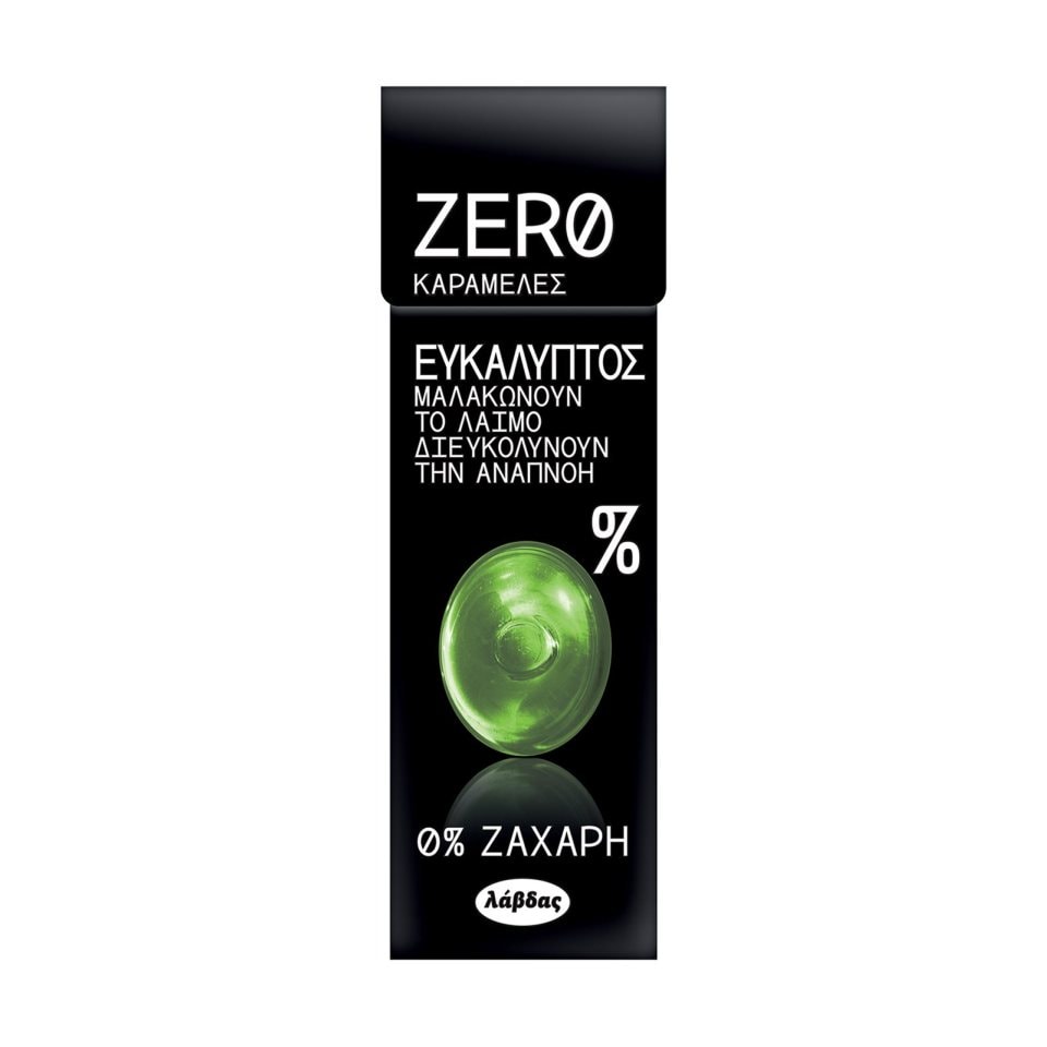 ΛΑΒΔΑΣ Καραμέλες Ευκάλυπτος 0% Ζάχαρη 32gr