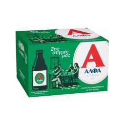 ΑΛΦΑ | Μπύρα Retro Lager Φιάλη 12x250ml
