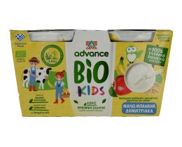 ADVANCE | Γιαούρτι Advance Kids BIO Μήλο Μπανάνα Δημητριακά 2X150 gr