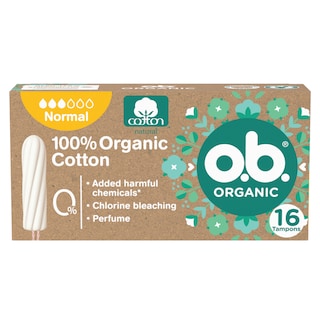 O.B. | Ταμπόν Organic Normal 16 Τεμάχια